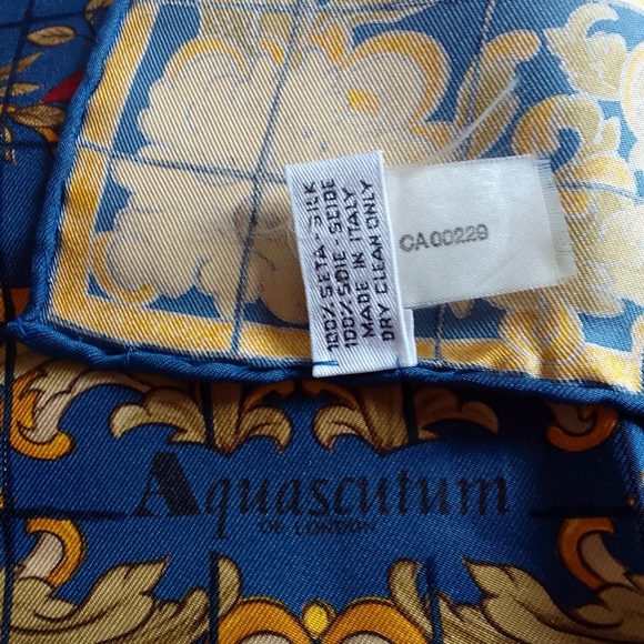 Aquanscum Of London Silk Scarf - Picture 3 of 9